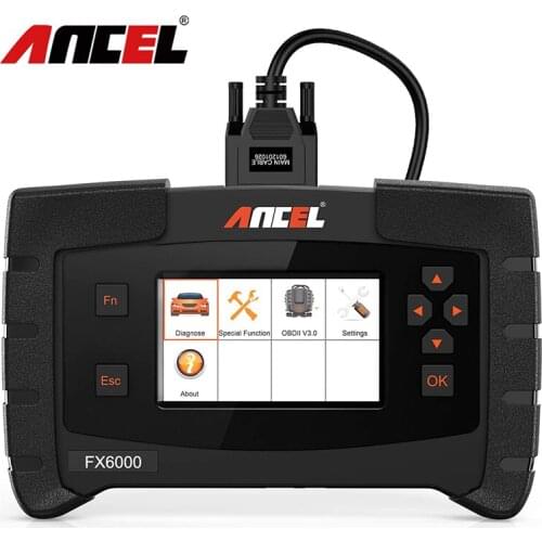 ANCEL FX6000 Automotive Diagnostic Tool OBD2 Scanner Full System Engine Airbag ABS BMS Oil Reset DPF TPS IMMO Auto Code Reader