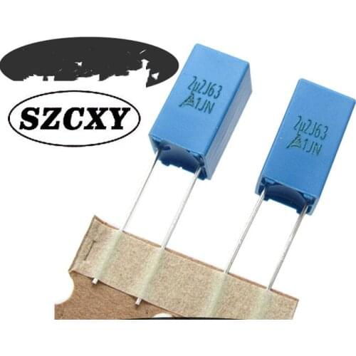 Free Shipping 20PCS 63V225J 2.2UF 63V 225 50V foot 5MM