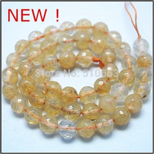 Nature beads Faceted Faceted Watermelon Quartz Glass beads accessories charms mens bracelet making size 4mm 6mm 8mm 10mm 12mm