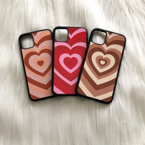 Krajews heart swirl coque Phone Case for iPhone 12 mini 5 6S 7 8 PLUS X XS XR 11 PRO MAX SE 2020 Back Cover Funda Shell