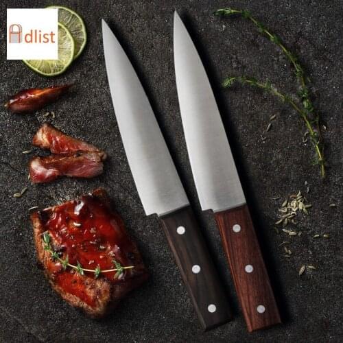 Damascus Veins Kitchen Knives Rose Wood Handle Stainless steel Japanese Chef Knife Sharp Cleaver Slicer Master Cooking Tool 11