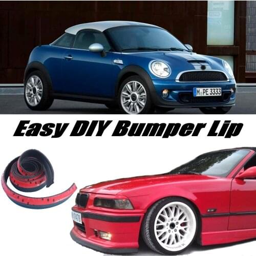 Bumper Lip Deflector Lips For Mini Coupe / Roadster Front Spoiler Skirt For Car Tuning View / Body Kit Wing / Strip