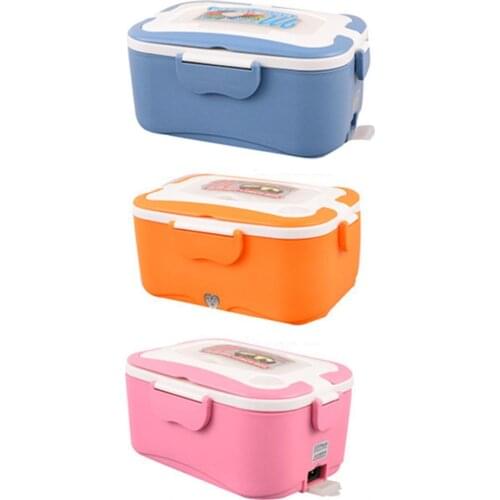 24V Truck Electric Lunch Box 12V Car Heating Lunch Box Plug-In Insulation Hot Rice Cooker 1.5L Electronic Lunch Box