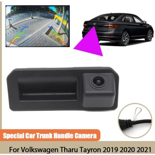 Car Trunk Handle camera CCD full HD Night Vision Reversing Parking backup Camera For Volkswagen Tharu Tayron 2019 2020 2021