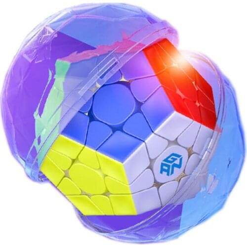 GAN Magnetic 3x3 Megaminxeds Magic Cube Profession Puzzle Education Speed Cubes Game Toys For Children Gift