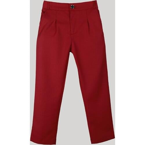 Boys Formal Trousers Children School Kids Birthday Wedding Pants Big Boys Formal Classic Fashion Pants Costume 2-16T