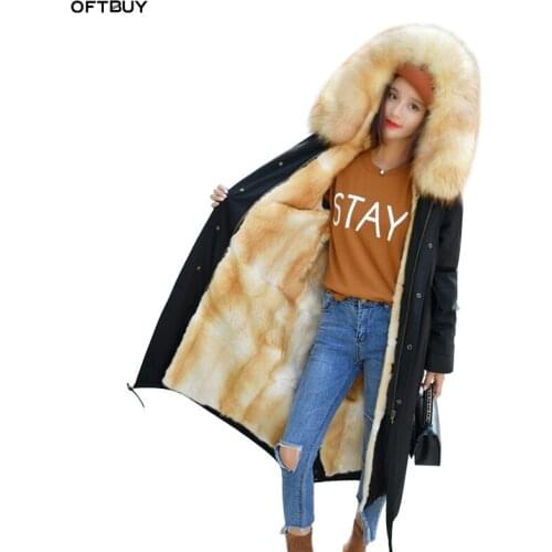OFTBUY Mink Coats