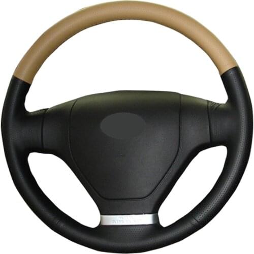 Custom Original DIY Car Steering Wheel Cover For Hyundai Tiburon 2003-2008 Coupe /artificial Leather Braid For Steering WheeI