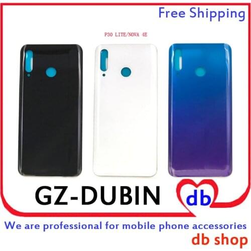 BY DHL For NOVA 4E NOVA4E P30 LITE Back Battery Cover Case Housing Back Cover Door