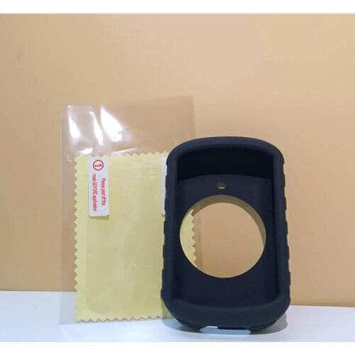 Silicone Protective Cover W/ FREE Screen Protector Film For Garmin Edge 830 Road Mbt Bike Stopwatch Black Scratch Resistant Case