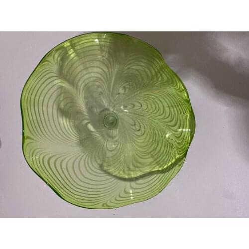 Modern Chandelier Antique Indian Hanging Glass Lamp Mouth Blown Murano Glass Plates