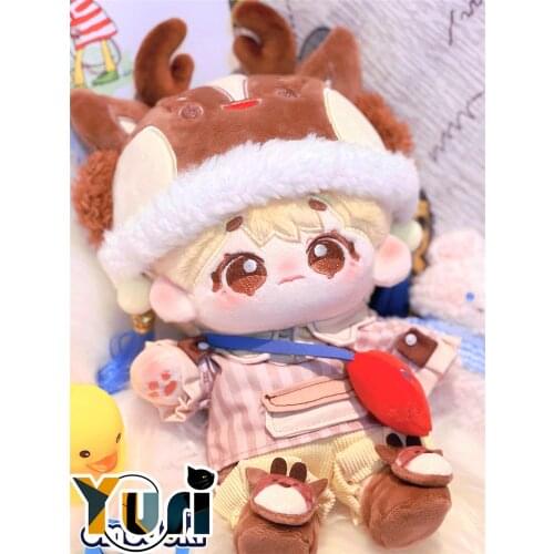 Yuri Animal Hat Bag Deer Suit Costume Outfit For 20cm Doll Clothes Clothing Toy Accessories Cosplay Gift OM C