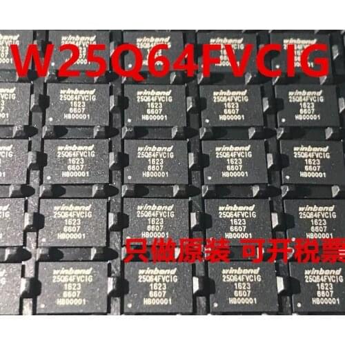 10pcs/lot W25Q64 W25Q64FVC W25Q64FVCIG 25Q64FVCIG NEW Original free shipping