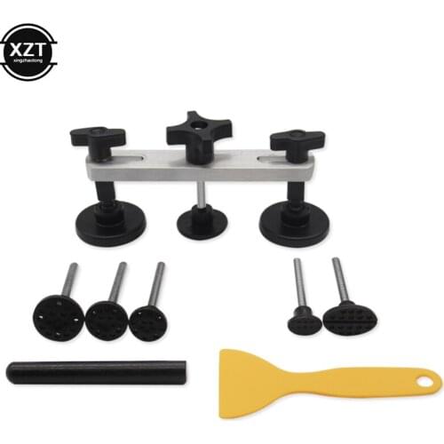 11pcs/Set Car Dent Repair Tool Kit Instrument Paintless Auto Car Body Damage Pulling Bridge Removal Glue Tab Tool Hand Tool Set