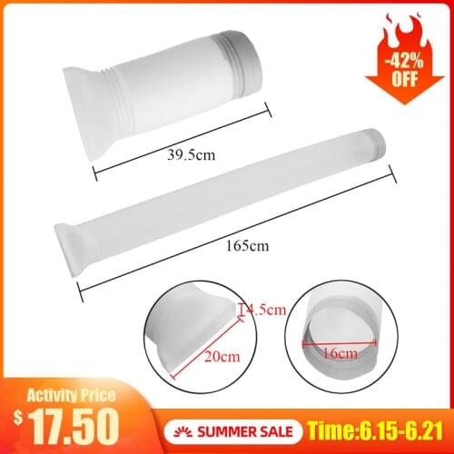 39.5-165CM Flexible Air Conditioner Exhaust Hose Vent Tube Pipe 160mm Diameter