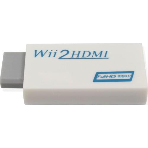 WII to HDMI Converter Adapter Full HD 1080P 720P Output WII2HDMI 3.5mm Audio Video Output for All Wii Display Modes 720P, NTS