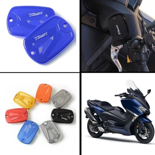 Motorcycle Accessories Front Brake Fluid Reservoir Cap Cover For Yamaha T-Max500 TMAX530 2012 2013 2014 2015 2016 2017 2018 2019
