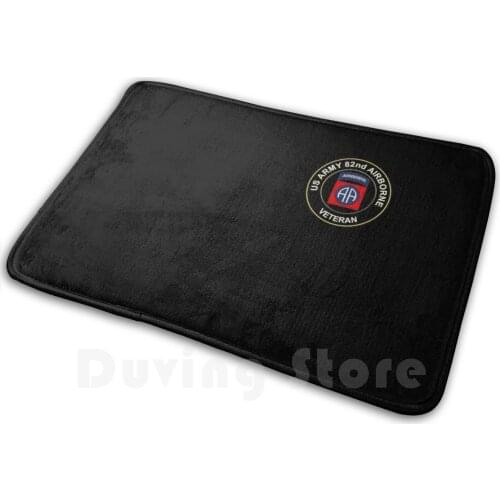 U.s Army 82nd Airborne Division Veteran-Parachutist Circle Carpet Mat Rug Cushion Airborne Airborne Ranger Us Air Force