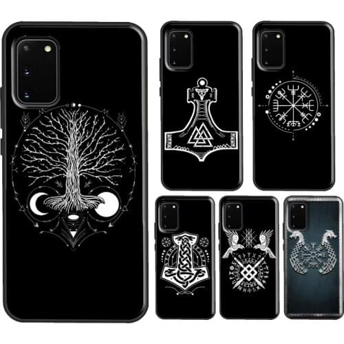 Vikings Symbol For Samsung Galaxy S20 FE S21 Ultra Note 20 Note 10 Plus S10e S8 S9 S10 Plus Phone Case