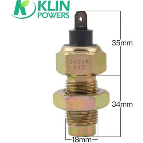 DCEC Diesel Engine Speed Sensor M18*1.5*34mm Brass Vdo Generator Sensor EQ153 Electronic Magnetic Alarm Switch Rpm Pickup Sensor