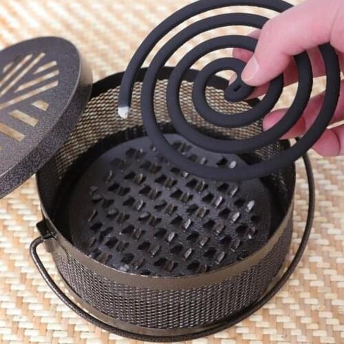 Mosquito Coil Holder Burner Indoor Outdoor Camping Use Incense Burner Holder