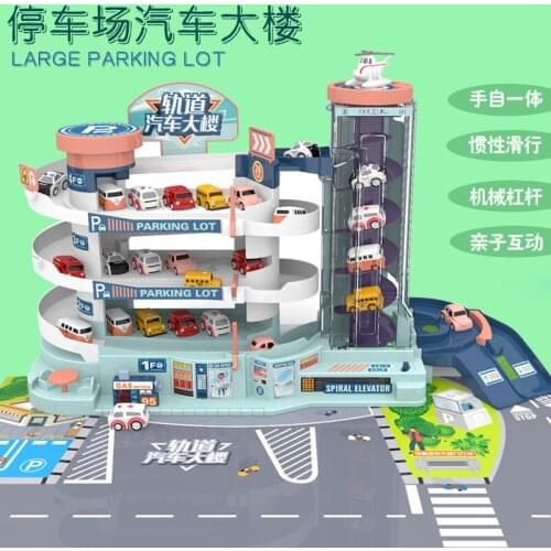 Kids Toys World Scene Super Auto Car Parking Building Set Vehicles Educational Baby Toys for Children Christmas Toys Bb50