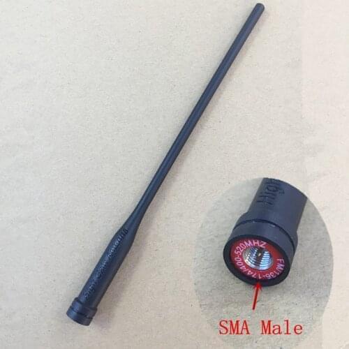 High Gain long antenna SMA Male UHF VHF Dual Band 144/430 Mhz for Wouxun KG-UV9D walkie talkie