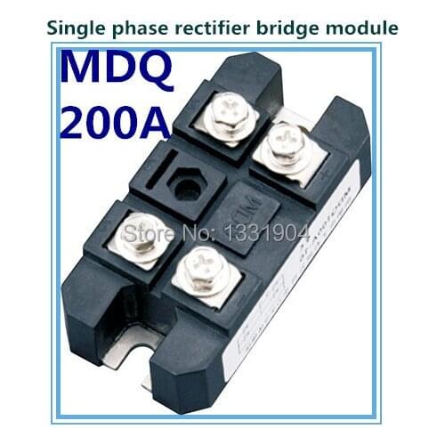 Hot sale 200A Single phase Bridge Rectifier Module MDQ 200 welding type used for input rectifying power supply