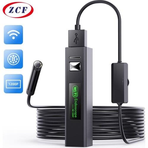 Endoscope Camera Wireless Endoscope 2.0 MP HD Borescope Rigid Snake Cable for IOS iPhone Android Samsung Smartphone PC F150
