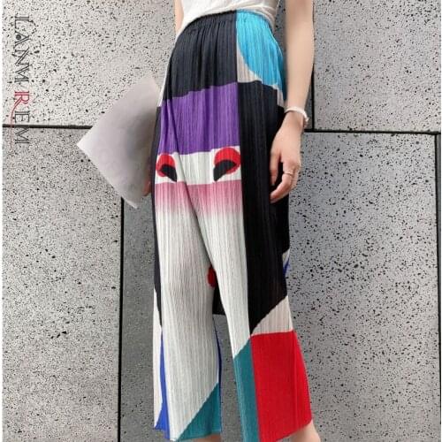 Женские цветные брюки LANMREM China At AliExpress