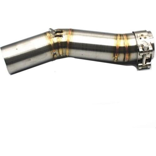 Motorcycle Slip on Exhaust Mid Link Pipe Connect For Suzuki GSX-R 1000 2007-2008
