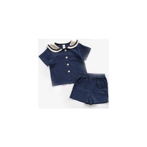 New Summer Childrens Clothes Korean Version Style Top+Shorts 2Pcs Clothing For Girls Clothing For Boys Costume For Girls