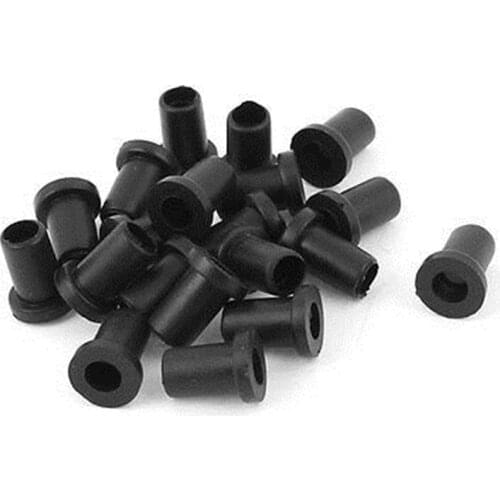 20pcs 14mmx5mm Rubber Strain Relief Cord Boot Protector for Aviation Connector