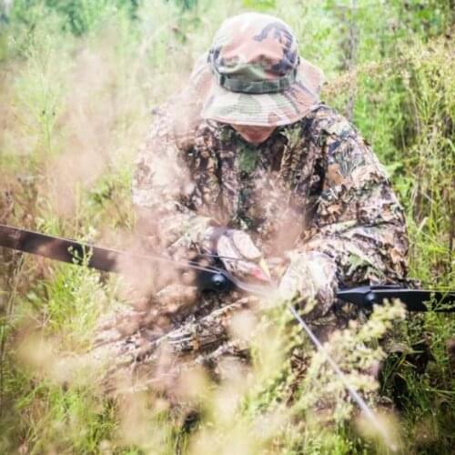 Anti-skid and durable 3D leaf camouflage degree, used for camouflage shooting Good concealment effect Hunting and bird watching