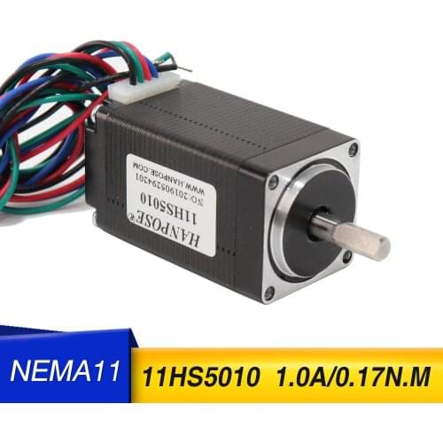 NEMA11 stepper motor 28x50mm 4-lead 1.0A 0.17N.m / Nema 11 motor for 3D printer for CNC engraving milling machine