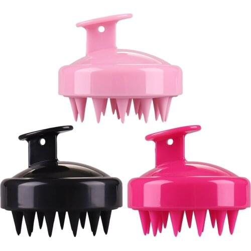 Silicone Head Body Scalp Massage Brush Shampoo Hair Washing Comb Shower Brush Bath Spa Slimming Massage Brush