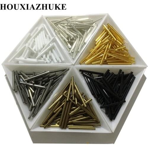 25 mm long glass tube beads for diy garment decoration 1500 pcs per lot