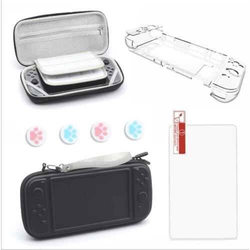 4-in-1 NintendSwitch Carry Accessories Storage Bag for Nintendos Switch Portable Travel Case for NS Switch Lite Console
