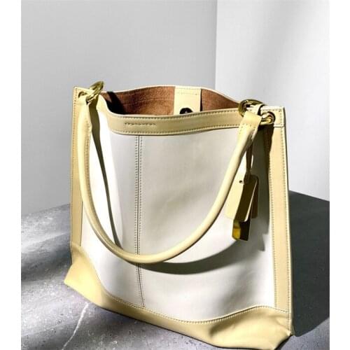 OUSSON 2021 New Design Leather Large Capacity Bucket Bag Fashion Messenger Bag Multifunctional Tote Handbag Bag For Women