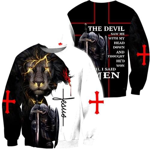 Jesus saw my head down 3D All Print Plus Hoodie Man Women Harajuku Outwear Zipper Pullover Sweatshirt Casual Unisex Jacket