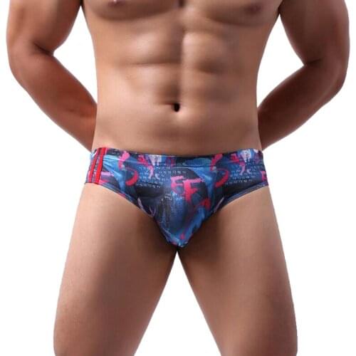 Sexy Mens Spandex Briefs Breathable Quick Dry Elastic Panties Fashion Gay U Pouch Bikini Sleepwear Lingerie Cueca Underwear