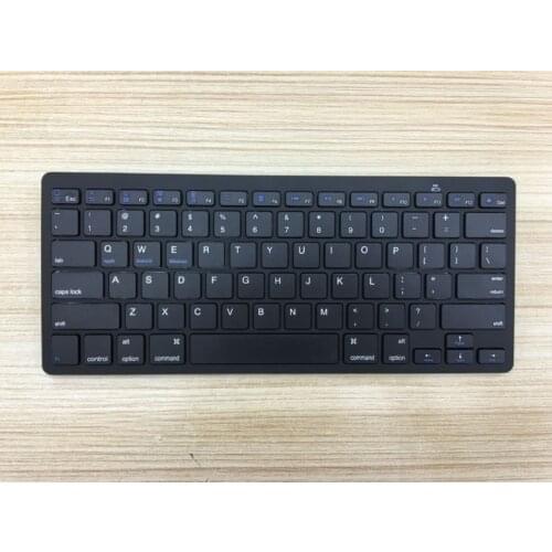 Ultra-Slim Bluetooth Wireless Keyboard Tablets and Smartphones For Apple Keyboard Style IOS Android WIN Russian sticker