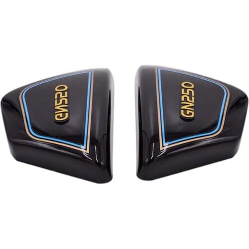1 Pair Right & Left Frame Side Covers Panels For Suzuki Motorcycle Parts Gn 250 Gn250 Gn250 Motorcycle Parts Black