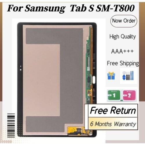 100% New LCD For Samsung Galaxy Tab S T800 T805 SM-T800 SM-T805 Display Touch Screen Digitizer Assembly Panel Replacement TOOL