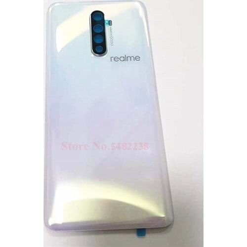 100% Original Glass Battery cover Case For OPPO realme X2 Pro X2P Back Hosing Door Back Cover Case with Camera Lens Frame