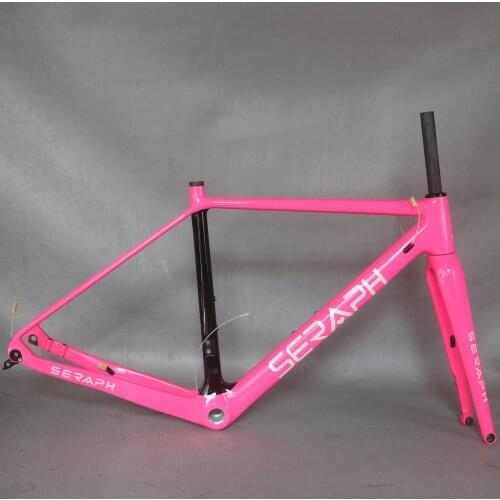 2021 Available Gravel frame 700C Carbon Bike Frame,SERAPH bikes Thru Axle 142mm Gravel Di2 Carbon Cyclocross Frame Disc GR029
