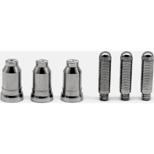 3Pieces/Lot High Quality LGK-60 Plasma Torch Accessories SG51 Electrode Cutting Nozzle Copper Core Protective Sleeve