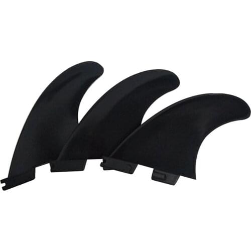 3pcs Surfing Surf for FCS2 Performer Fin Tri-quad Fin Set Plastic Fins Surfboard Tail Rudder