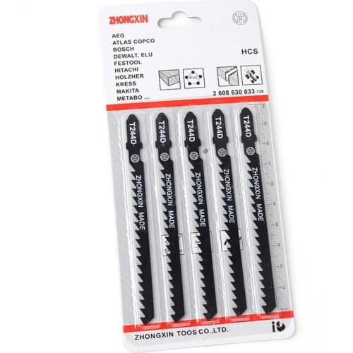 5 pcs/set Jig Saw Blades 74mm Clean Cutting 5 Pcs For Wood PVC Fibreboard Reciprocating Saw Blade Power Tools Accessories