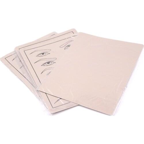 5pcs Tattoo Practice Skin Permanent Make Up Tattoo Practice Skin For Microblading Eyebrow and Lip